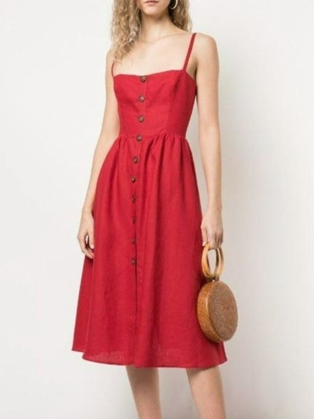 Reformation Tori Linen Dress